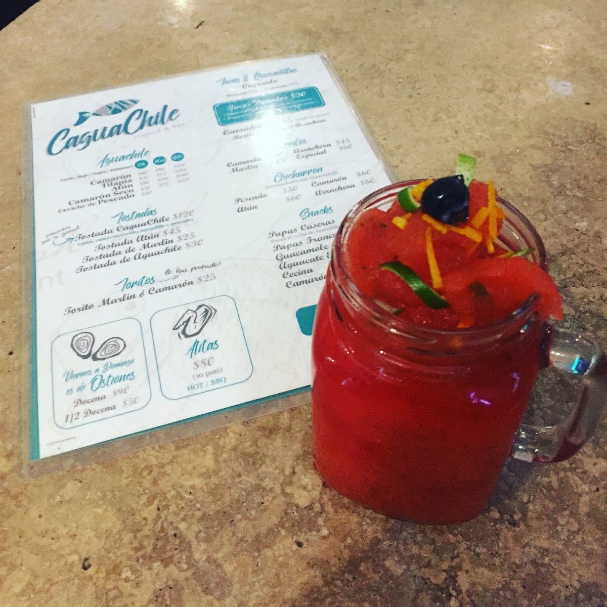 CAGUACHILE Menu - Image 3